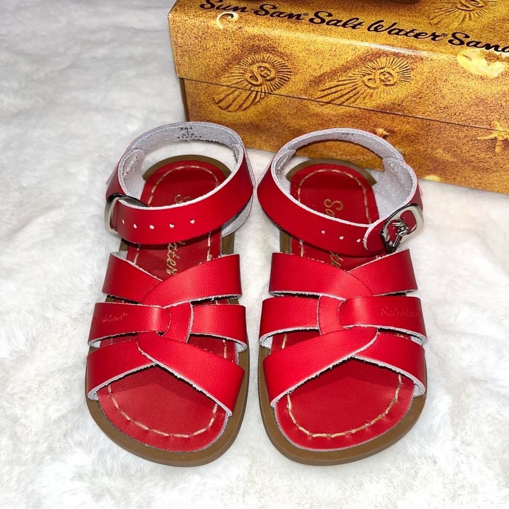 Sun San Salt Water Red Sandals